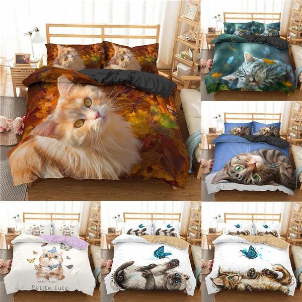 cute cats butterfly bedding set bed linen kid luxury duvet cover pillowcase 2/3pcs twin full king bedclothes sets
cute cats butterfly bedding set bed linen kid luxury duvet cover pillowcase 2/3pcs twin full king bedclothes sets