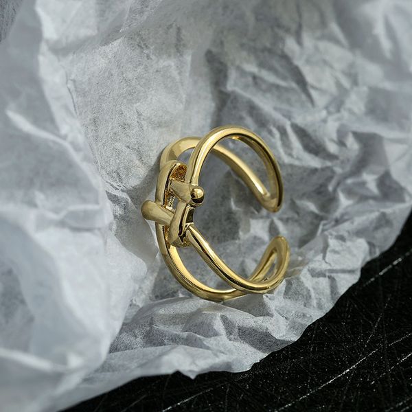 70% off luxury jewelry ins irregular fashion smooth female student jewelry personality double knot ring opening, Silver
70% off luxury jewelry ins irregular fashion smooth female student jewelry personality double knot ring opening, Silver