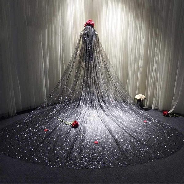 bridal veils sparkly bling black wedding 3m glitters sequins chapel train prom wraps accessories
bridal veils sparkly bling black wedding 3m glitters sequins chapel train prom wraps accessories