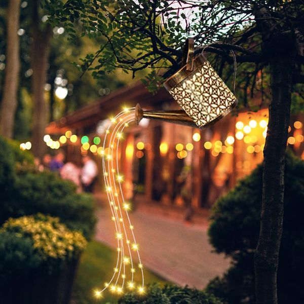 lawn lamps wrought iron hollow out lamp metal solar powered watering can sprinkles fairy light led outdoor waterproof shower decora
lawn lamps wrought iron hollow out lamp metal solar powered watering can sprinkles fairy light led outdoor waterproof shower decora