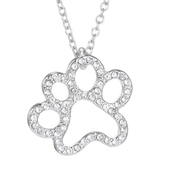 pendant necklaces cute lover crystal rhinestone cat dog necklace pet animal memory bff jewelry choker birthday gift fashion collier, Silver
pendant necklaces cute lover crystal rhinestone cat dog necklace pet animal memory bff jewelry choker birthday gift fashion collier, Silver