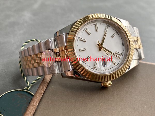 2022 white dial u1 factory 41mm mens watch 126334 stainless steel two-tone jubilee automatic mechanical waterproof sapphire luxury wristwatc, Slivery;brown
2022 white dial u1 factory 41mm mens watch 126334 stainless steel two-tone jubilee automatic mechanical waterproof sapphire luxury wristwatc, Slivery;brown
