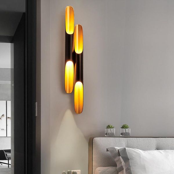 wall lamps modern light aluminum tube sconce living room bedroom bedside corridor aisle led art decor gold bamboo indoor creative lamp
wall lamps modern light aluminum tube sconce living room bedroom bedside corridor aisle led art decor gold bamboo indoor creative lamp
