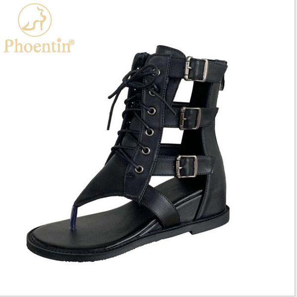 sandals phoentin black high gladiator 2021 summer women's rome wedge heel flip-flop casual zip shoes ft1589
sandals phoentin black high gladiator 2021 summer women's rome wedge heel flip-flop casual zip shoes ft1589