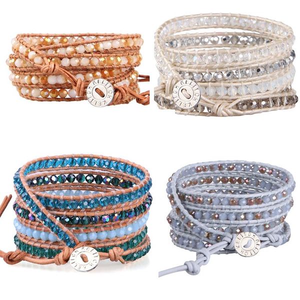 pearls 5 wrap leather bracelets handmade strand cuff bangles female women men friends festival gift jewelry bracelet tennis, Golden;silver
pearls 5 wrap leather bracelets handmade strand cuff bangles female women men friends festival gift jewelry bracelet tennis, Golden;silver