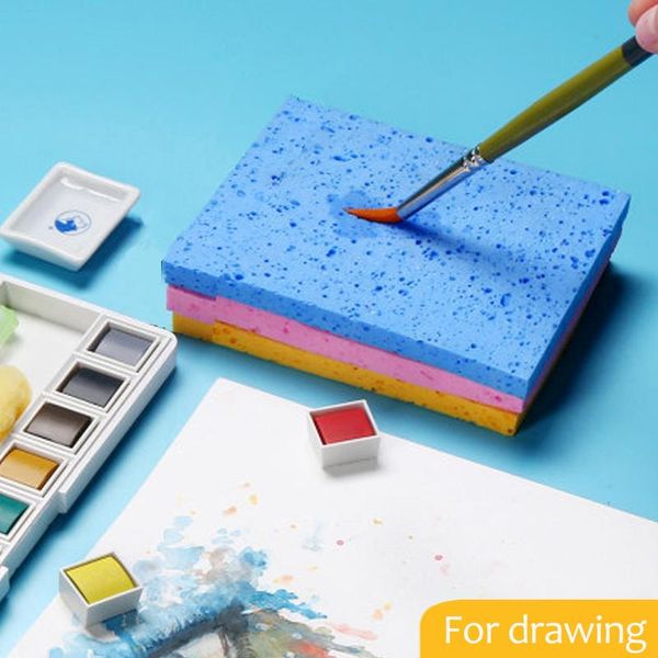 gift sets 3pcs/set paint sponge soft water absorbent colored for watercolor/gouache/acrylic painting cleaning tool art supplies
gift sets 3pcs/set paint sponge soft water absorbent colored for watercolor/gouache/acrylic painting cleaning tool art supplies
