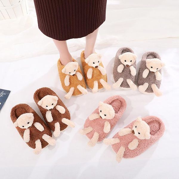 cute woman slippers gummy bear doll ladies in winter fluffy for indoor use non-slip warm cotton, Black
cute woman slippers gummy bear doll ladies in winter fluffy for indoor use non-slip warm cotton, Black