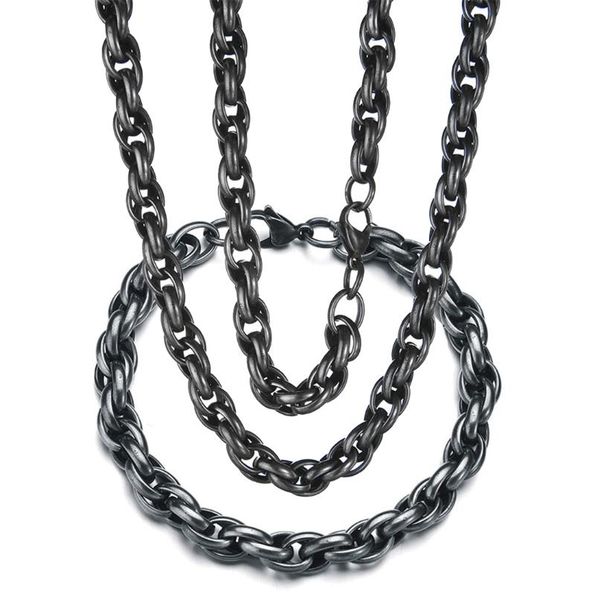 stainless steel thick chain simple and old twist bracelet retro fashion personality hip hop necklace set 100g earrings &, Silver
stainless steel thick chain simple and old twist bracelet retro fashion personality hip hop necklace set 100g earrings &, Silver