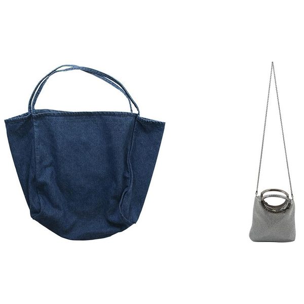 evening bags -women's handbag rhinestone + satin bag (silver) with fashion simple casual denim canvas women's shoulder dark blue
evening bags -women's handbag rhinestone + satin bag (silver) with fashion simple casual denim canvas women's shoulder dark blue