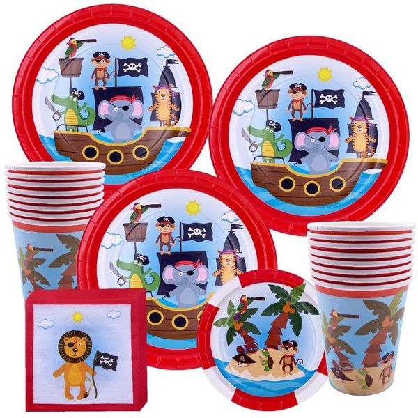 disposable dinnerware zoo pirate themed birthday baby shower party supplies tableware set for kids adults paper plates cups napkin cutlery
disposable dinnerware zoo pirate themed birthday baby shower party supplies tableware set for kids adults paper plates cups napkin cutlery