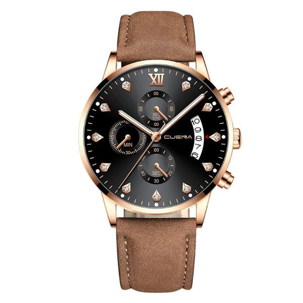 wristwatches reloj hombre relogio masculino watch men fashion cuena military analog sport quartz wrist, Slivery;brown
wristwatches reloj hombre relogio masculino watch men fashion cuena military analog sport quartz wrist, Slivery;brown