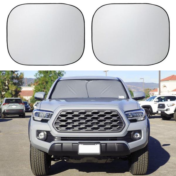 car sunshade 2pcs foldable front windshield sun visor shade cover solar uv protection universal auto interior accessorie
car sunshade 2pcs foldable front windshield sun visor shade cover solar uv protection universal auto interior accessorie