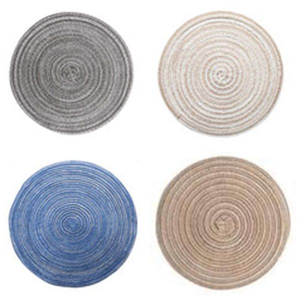 mats & pads 4pcs/set round ramie insulation pad solid placemats linen non slip table kitchen accessories decoration
mats & pads 4pcs/set round ramie insulation pad solid placemats linen non slip table kitchen accessories decoration