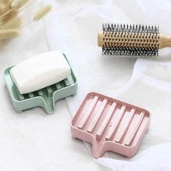 wheat straw soap dishes storage holder box tray drain non slip bath tools
wheat straw soap dishes storage holder box tray drain non slip bath tools