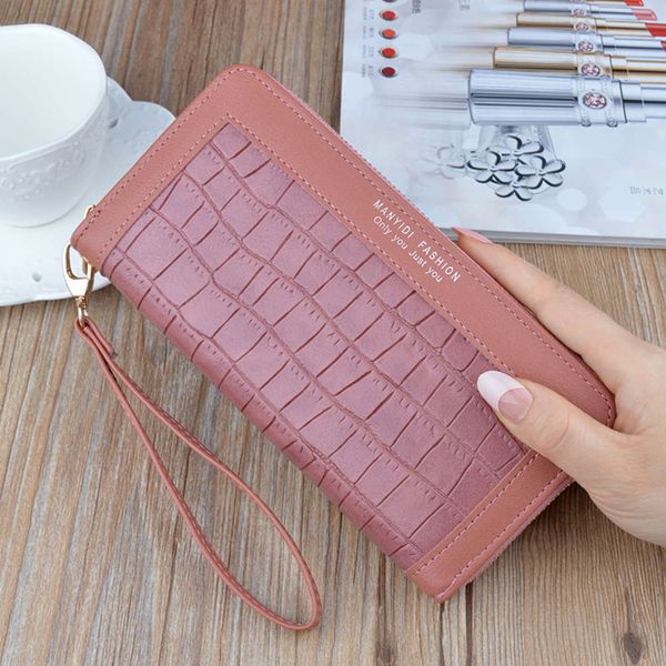 2021 wallet women's long zipper fashion splicing large capacity mom's pocket change clip mobile bag ek1i, Red;black
2021 wallet women's long zipper fashion splicing large capacity mom's pocket change clip mobile bag ek1i, Red;black