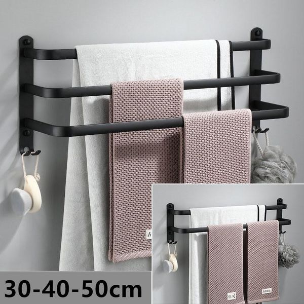 towel racks hanger wall mounted 30-50 cm rack bathroom aluminum black bar rail matte bath accessories holder
towel racks hanger wall mounted 30-50 cm rack bathroom aluminum black bar rail matte bath accessories holder