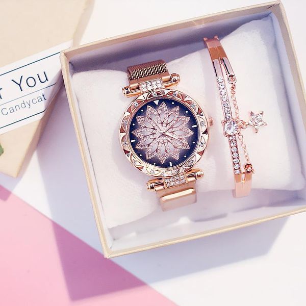 petal ladies watches bracelet gift box set full diamond stainless steel magnetic mesh strap women relógios feminino wristwatches, Slivery;brown
petal ladies watches bracelet gift box set full diamond stainless steel magnetic mesh strap women relógios feminino wristwatches, Slivery;brown