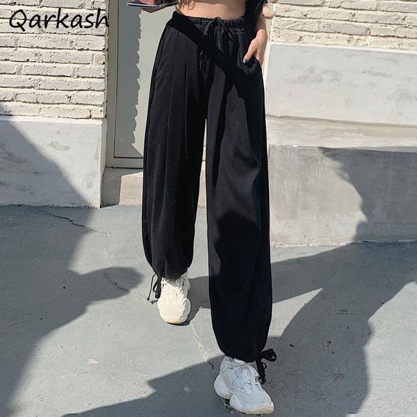 women's pants & capris wide leg women loose leisure minimalist college comfortable bottom harajuku streetwear all-match ladies trouse, Black;white
women's pants & capris wide leg women loose leisure minimalist college comfortable bottom harajuku streetwear all-match ladies trouse, Black;white