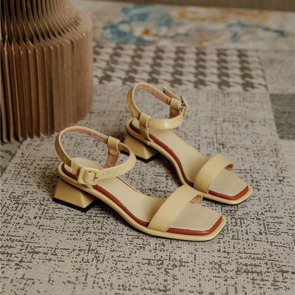 sandals summer thick heel women french style retro dress shoes square head slippers zapatillas mujer, Black
sandals summer thick heel women french style retro dress shoes square head slippers zapatillas mujer, Black