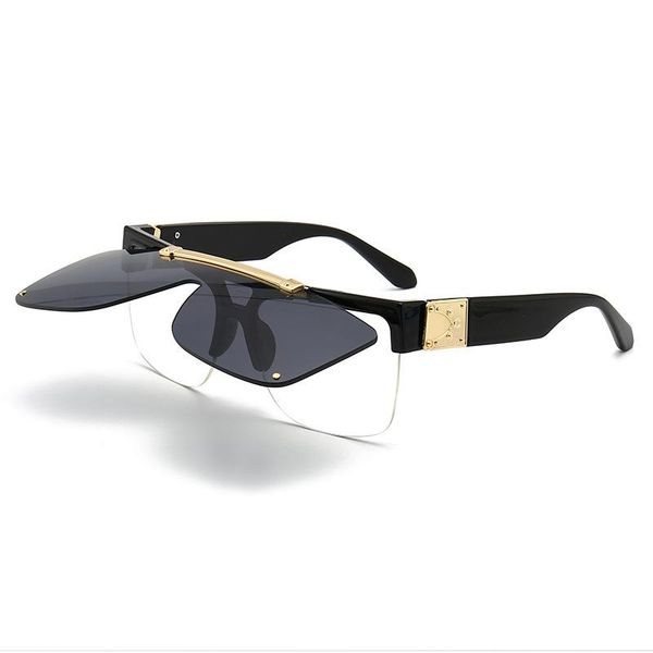 fashion sunglasses frames modern mask style flip ins wind z1196e glasses, Black
fashion sunglasses frames modern mask style flip ins wind z1196e glasses, Black