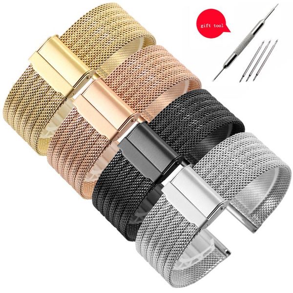watch bands yopo style milanese steel watchband 18 20 22 24mm black silver golden bracelet replacement belt for male and female, Black;brown
watch bands yopo style milanese steel watchband 18 20 22 24mm black silver golden bracelet replacement belt for male and female, Black;brown