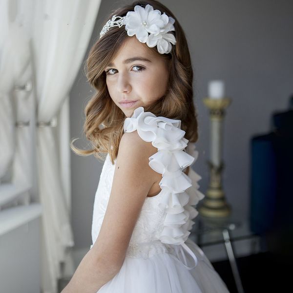 hand made flower girl dresses for wedding spaghetti lace floral appliques tiered skirts girls pageant dress a line kids birthday, White;blue
hand made flower girl dresses for wedding spaghetti lace floral appliques tiered skirts girls pageant dress a line kids birthday, White;blue