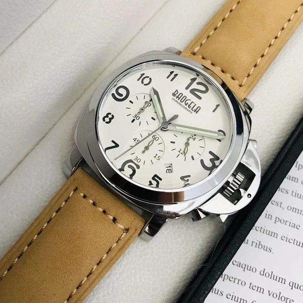 wristwatches men's sports watch chronograph running seconds quartz waterproof multi-function belt luminous, Slivery;brown
wristwatches men's sports watch chronograph running seconds quartz waterproof multi-function belt luminous, Slivery;brown