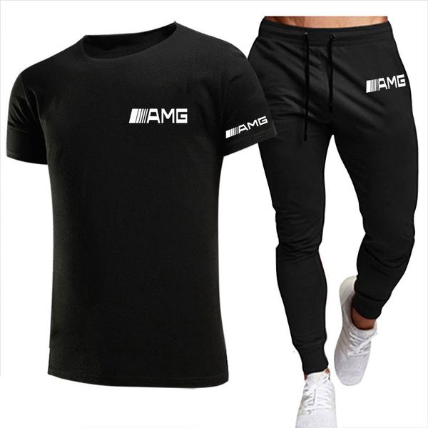 stuks 2021 t-shirt 2 sets training suit amg printing short mouwen + broek trui sportwear pak casual sports men clothing, Gray
stuks 2021 t-shirt 2 sets training suit amg printing short mouwen + broek trui sportwear pak casual sports men clothing, Gray