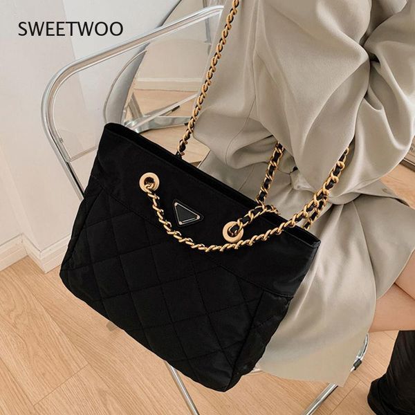 cross body women bags large capacity nylon waterproof fabric diamond lattice chain shoulder bag black diagonal female wallet
cross body women bags large capacity nylon waterproof fabric diamond lattice chain shoulder bag black diagonal female wallet