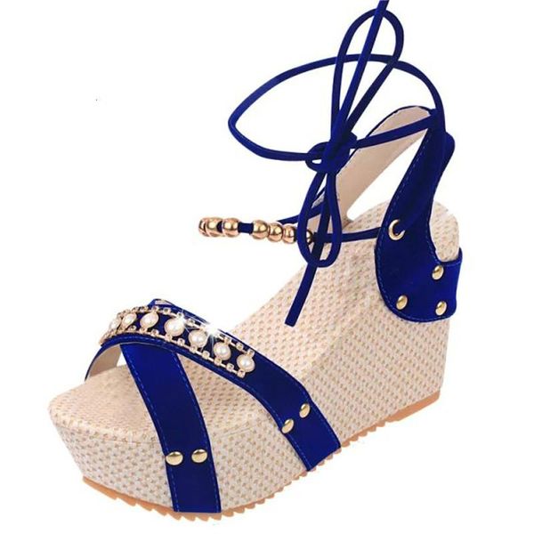 size 35-39 fashion summer leather gladiator women sandals high heel string bead shoes wedges lace up black sweet open toertg6
size 35-39 fashion summer leather gladiator women sandals high heel string bead shoes wedges lace up black sweet open toertg6