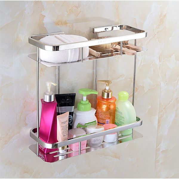 bathroom shelves hanging wall type bathing roomtoilet kitchen storage rack 304stainless steel square
bathroom shelves hanging wall type bathing roomtoilet kitchen storage rack 304stainless steel square