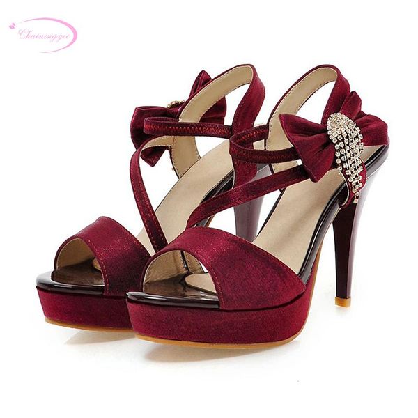 chainingyee party peep toe sandals summer fashion bowknot elastic platform black white red purple high heels women shoes
chainingyee party peep toe sandals summer fashion bowknot elastic platform black white red purple high heels women shoes