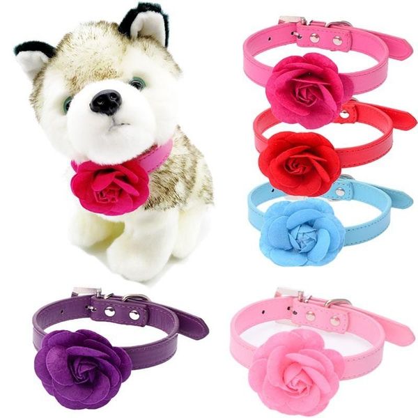 dog collars & leashes rose collar leather pet cat collier chain flower rhinestone buckle for small middle large teddy chihuahua pug golden h
dog collars & leashes rose collar leather pet cat collier chain flower rhinestone buckle for small middle large teddy chihuahua pug golden h