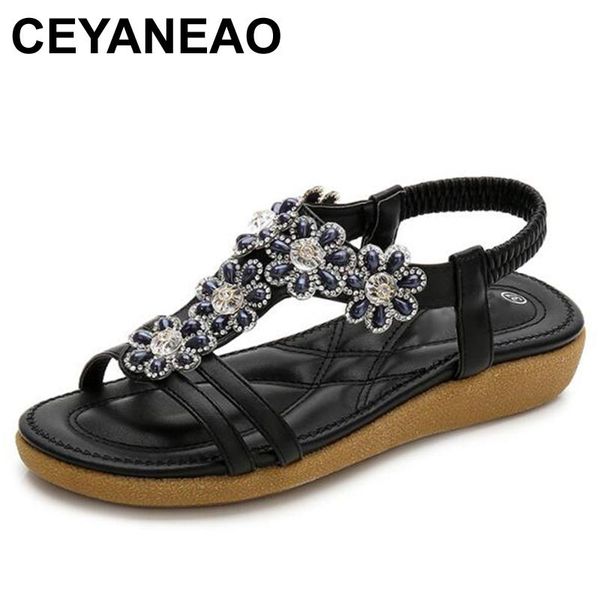 2021non-slip wear-resistant flat shoes simple fashionable sandals beach with rhinestones and flowers, Black
2021non-slip wear-resistant flat shoes simple fashionable sandals beach with rhinestones and flowers, Black