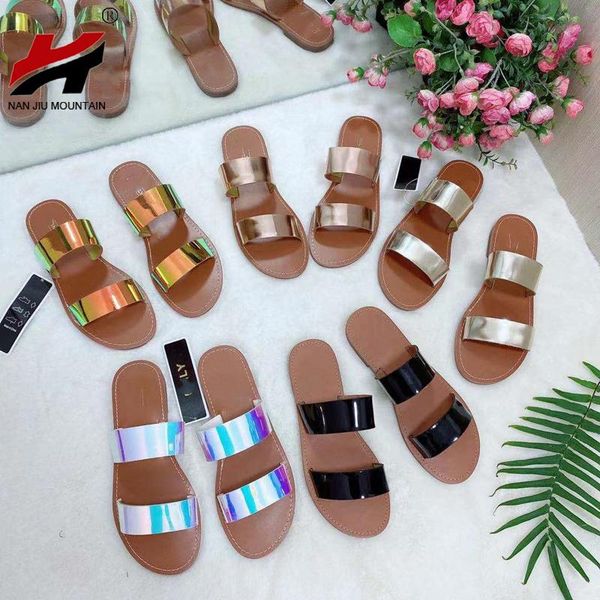 mountain 2021 summer women's flat sandals open toe solid color slippers fashion outdoor beach shoes plus size 41, Black
mountain 2021 summer women's flat sandals open toe solid color slippers fashion outdoor beach shoes plus size 41, Black
