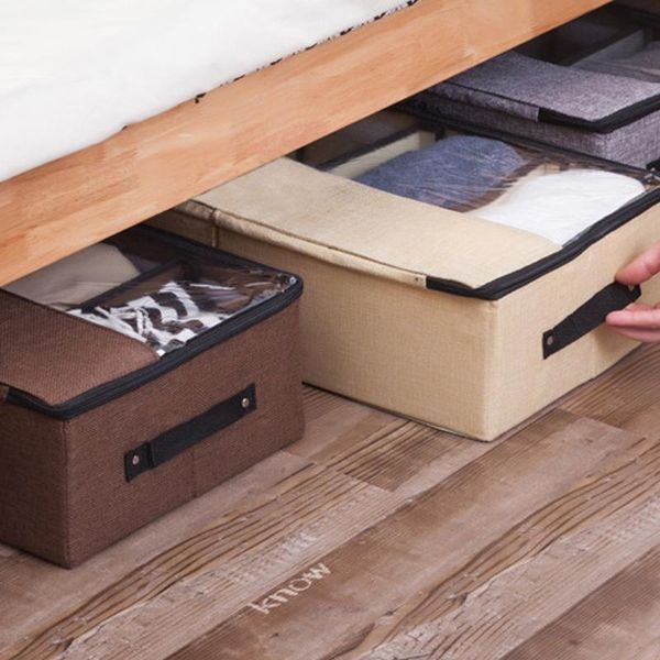 clothing & wardrobe storage reusable organizer holder container home under bed dustproof bag closet box large capacity anti moisture
clothing & wardrobe storage reusable organizer holder container home under bed dustproof bag closet box large capacity anti moisture