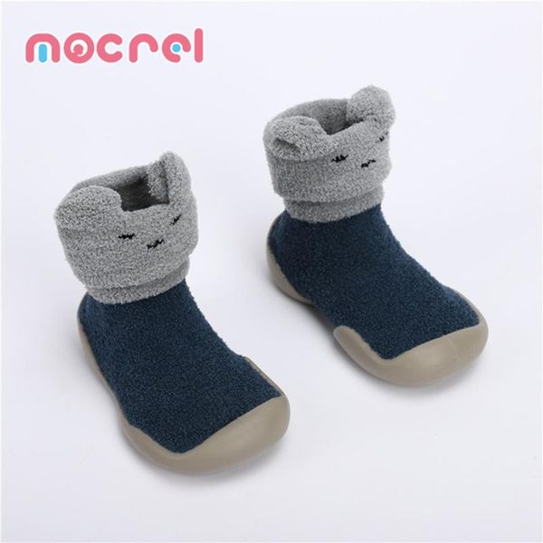 qiu dong with a born baby children soft bottom floor crawling shoes bear socks polar fleece toddler first walkers
qiu dong with a born baby children soft bottom floor crawling shoes bear socks polar fleece toddler first walkers