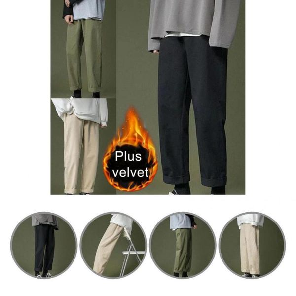 men's pants plush great soft student breathable trousers all match for home, Black
men's pants plush great soft student breathable trousers all match for home, Black