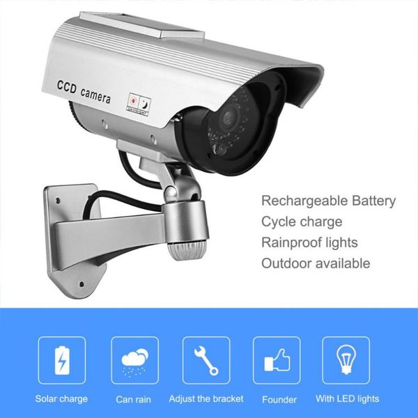 cameras dummy camera solar battery powered flicker blink led fake indoor outdoor surveillance security cctv
cameras dummy camera solar battery powered flicker blink led fake indoor outdoor surveillance security cctv