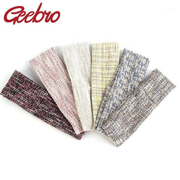 geebro fashion women casual multi-color headband soft knitted headwear patchwork hairband girls fresh hair accessories1
geebro fashion women casual multi-color headband soft knitted headwear patchwork hairband girls fresh hair accessories1