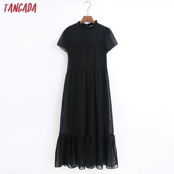 tangada fashion women dots black dress ruffles collar short sleeve ladies elegant midi dress vestidos 6z38 210329, Black;gray
tangada fashion women dots black dress ruffles collar short sleeve ladies elegant midi dress vestidos 6z38 210329, Black;gray
