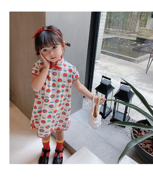 girl's dresses 2021 summer baby girls traditional chinese style toddler kids hanfu tang suit floral princess cheongsam qipao dress, Red;yellow
girl's dresses 2021 summer baby girls traditional chinese style toddler kids hanfu tang suit floral princess cheongsam qipao dress, Red;yellow