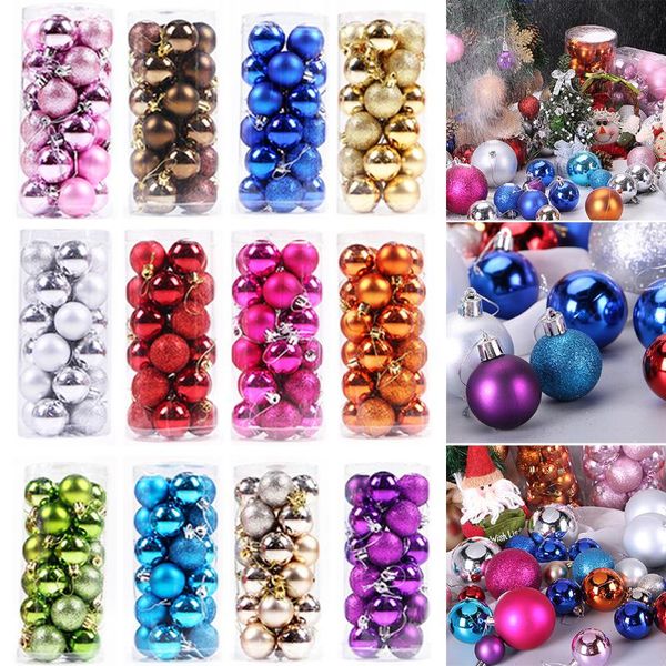 christmas tree balls 24pcs 4cm-8cm decorations ball baubles xmas party hanging ornament decoration for home
christmas tree balls 24pcs 4cm-8cm decorations ball baubles xmas party hanging ornament decoration for home
