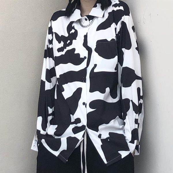 high street fashion oversized loose shirt long sleeve milk print classic men's and women's mid-length youth blouse blouses & shir, White
high street fashion oversized loose shirt long sleeve milk print classic men's and women's mid-length youth blouse blouses & shir, White