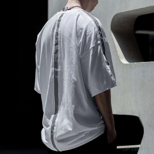 men's t-shirts wsnhlab 21ss cotton t-shirt with stithing stripes techwear aesthetic streetwear punk, White;black
men's t-shirts wsnhlab 21ss cotton t-shirt with stithing stripes techwear aesthetic streetwear punk, White;black