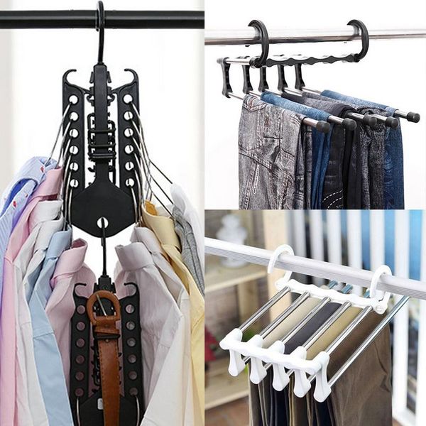 hangers & racks 5 in 1 clothes trouser storage rack adjustable pants shelf closet organizer stainless steel tidy wardrobe hanger
hangers & racks 5 in 1 clothes trouser storage rack adjustable pants shelf closet organizer stainless steel tidy wardrobe hanger
