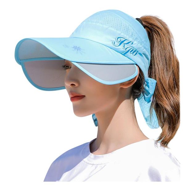 wide brim hats 2021 summer sun hat with big outdoor sport beach women's visor elastic golf breathable sweat absorbent#35, Blue;gray
wide brim hats 2021 summer sun hat with big outdoor sport beach women's visor elastic golf breathable sweat absorbent#35, Blue;gray