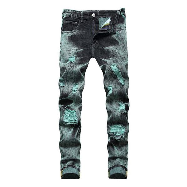 men's jeans kiovno men high street ripped pants tie dye streetwear biker denim trousers for male hip hop, Blue
men's jeans kiovno men high street ripped pants tie dye streetwear biker denim trousers for male hip hop, Blue