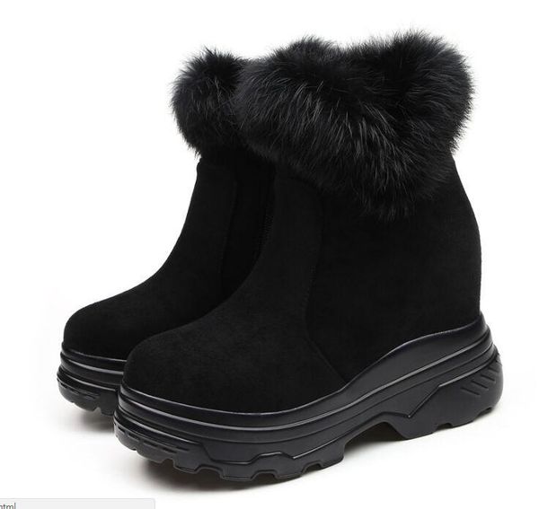 arrival fashion suede leather women snow boots winter warm plush women's waterproof ankle platform shoes gl4z, Black
arrival fashion suede leather women snow boots winter warm plush women's waterproof ankle platform shoes gl4z, Black