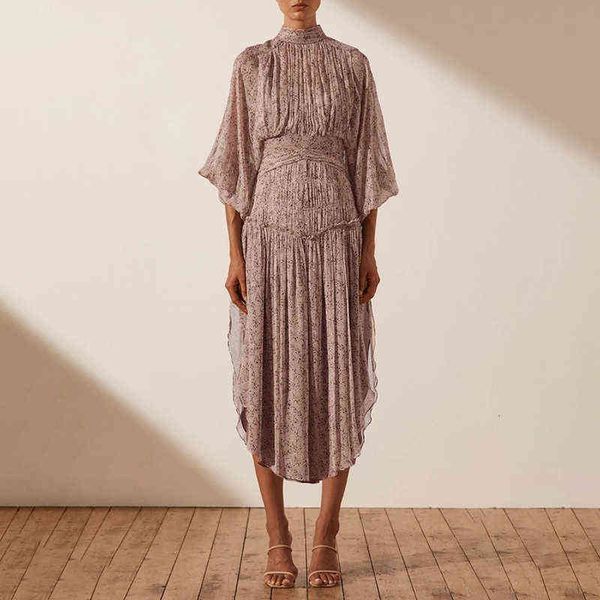 luxury party evening dress french style chiffon long skirt 2021 autumn stand collar lantern sleeve waist side small split, Black
luxury party evening dress french style chiffon long skirt 2021 autumn stand collar lantern sleeve waist side small split, Black